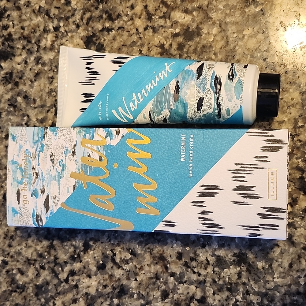 Illume Watermint lavish hand cream 3.5 oz